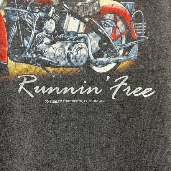 Harley-Davidson Black Graphic Tee with Motorcycle Design - Picture 2 of 5